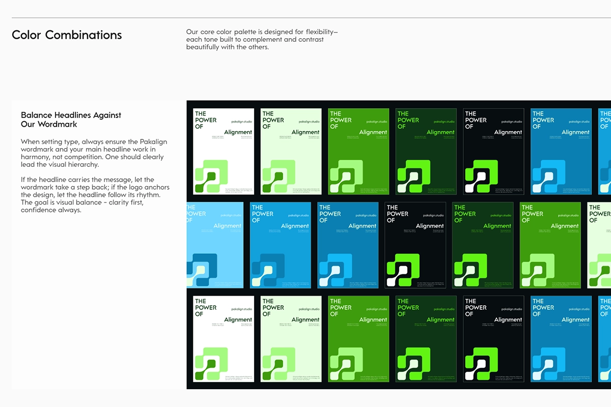 Exploring Pakalign Studio – Brand Identity & Positioning - Design showcase 11